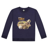 Jurassic World T-Rex 100% Cotton Sweatshirt Age 7-8 Years Navy