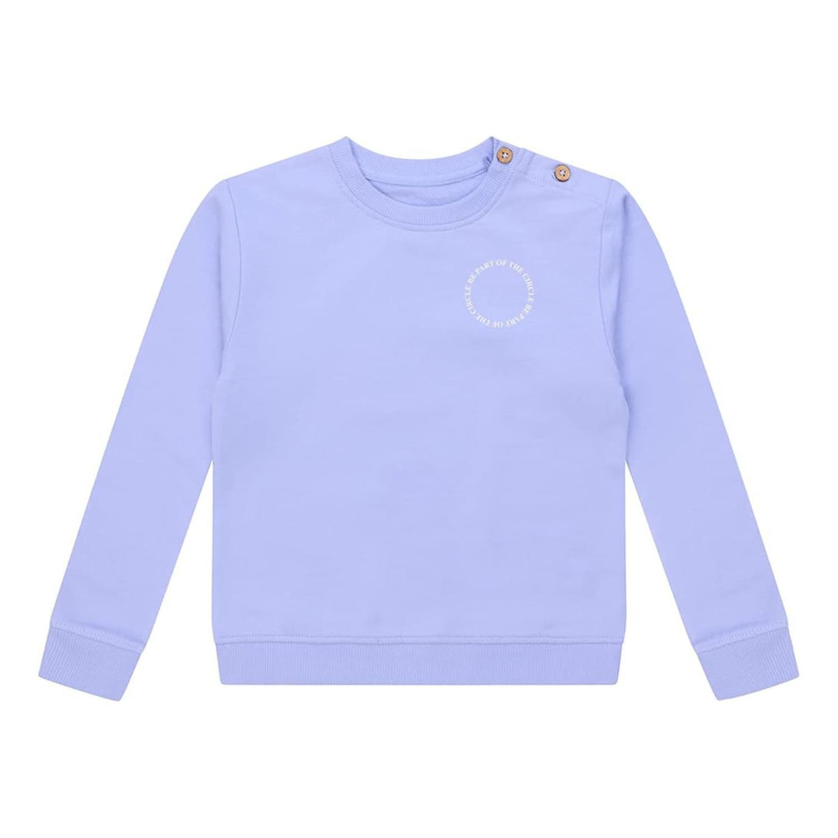 Girls 100% Cotton Sweatshirt Size 5-6 Years Lilac