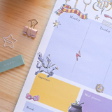Harry Potter A3 Weekly Planner Notepad Multi