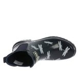 Barbour Wilton Wellies - UK4 Navy/Dragon Fly Pattern