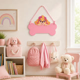 Paw Patrol Skye Wooden Hanging Plaque Pink