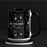 Star Trek Tech Black and White 444ml Mug The Final Frontier Design