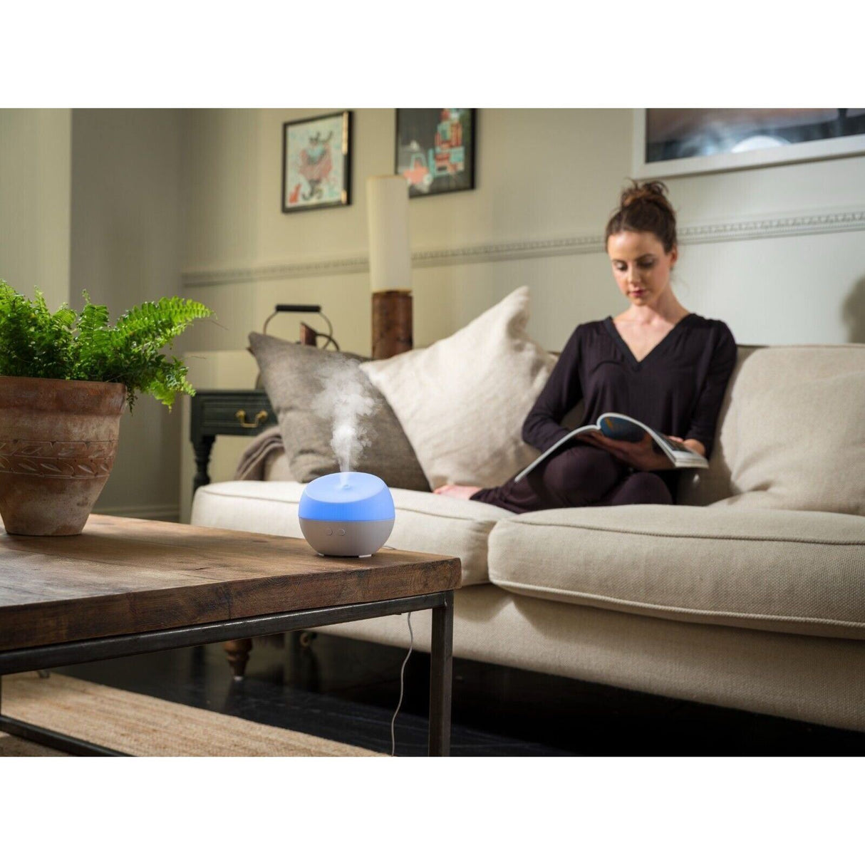 Homedics Dream Colour Changing Aroma Diffuser - White