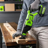 Greenworks 24V Brushless Motor Reciprocator Saw Tool Only Excludes Battery and Charger