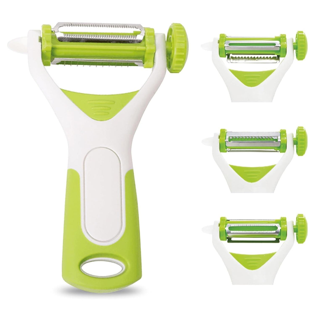 3-in-1 Food Straight Julienne Serrated Peeler for Vegetables and Fruit