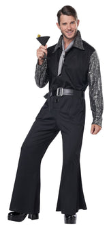 Men's Flashy 70's Style Jumpsuit Costume - XL