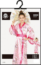 Fiesta Guirca Child Japanese Kimono Fancy Dress 7-9 Years Pink