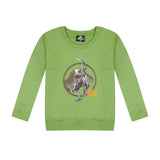 Kids'  Jurassic World 100% Cotton Sweatshirt Size 5-6 Years Green