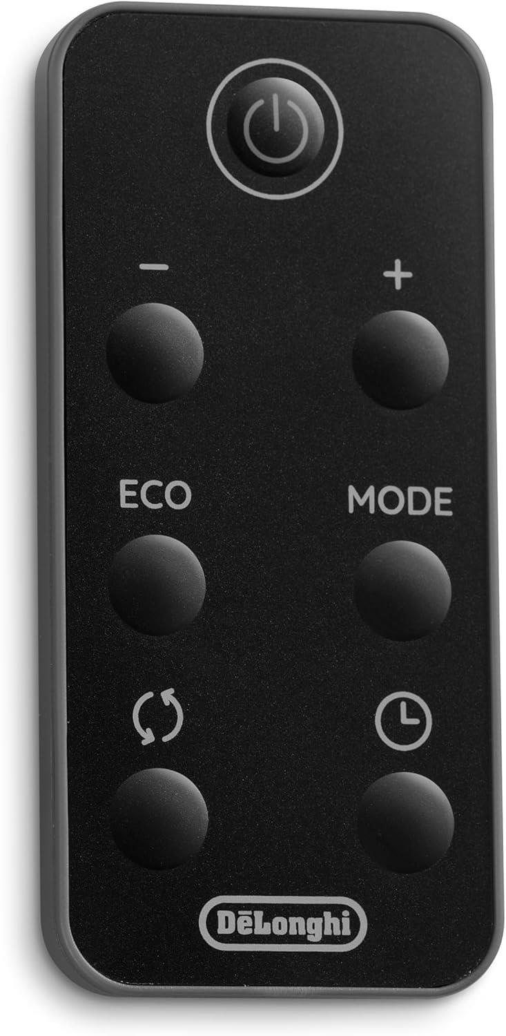 De'Longhi Capsule You & Me Portable Ceramic Fan Heater 2000W Black