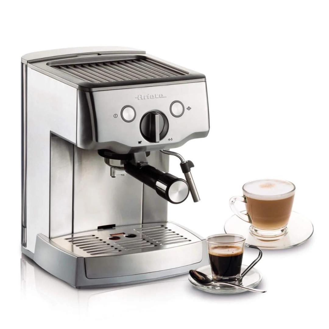 Ariete 1324 Metal Espresso 1.5L 1000W Coffee Machine for Powder or Pods without Grinder