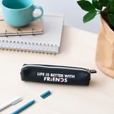 Friends Mini Black Pencil Case