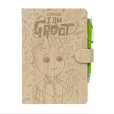 Marvel I Am Groot Premium A5 Notebook With Projector Pen Stationery Gift Set