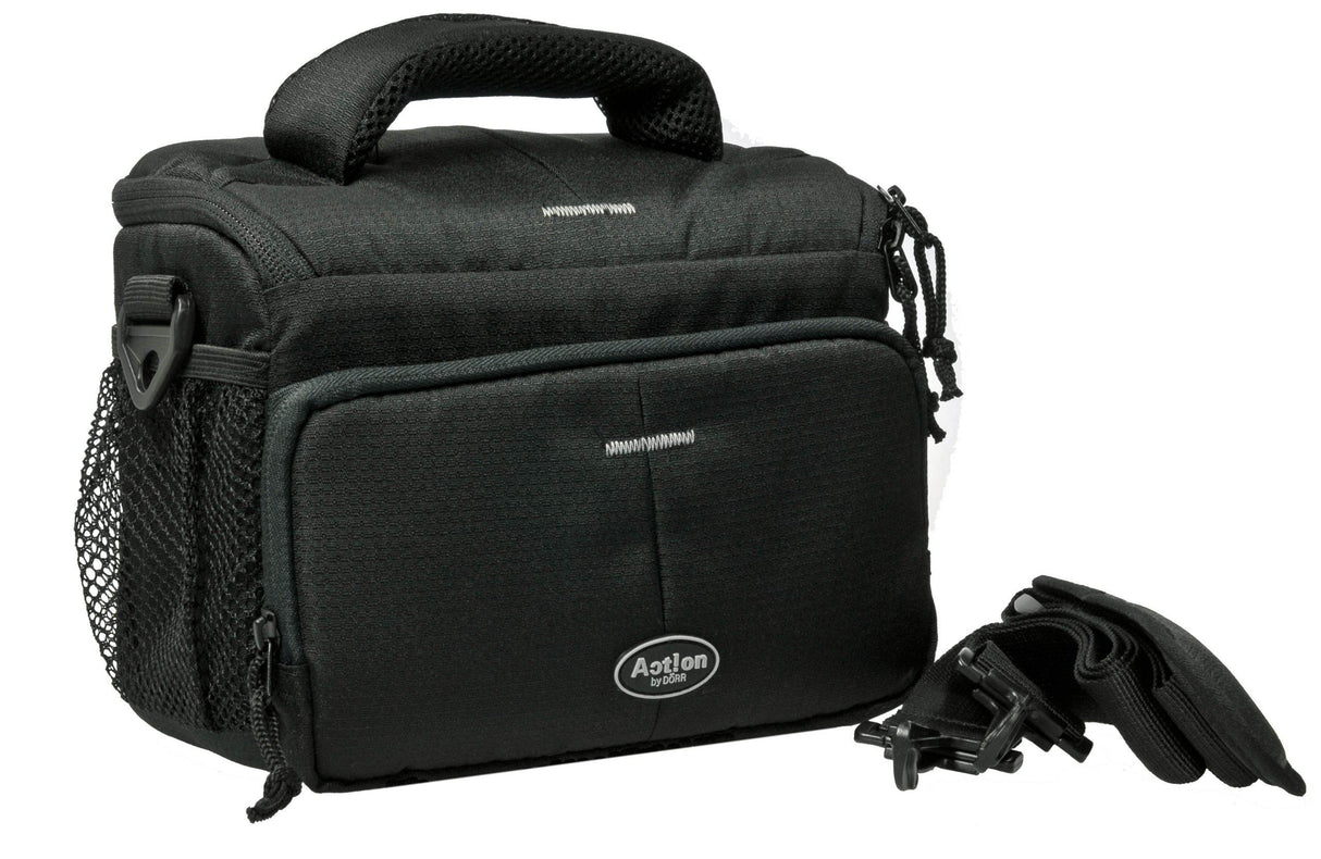 Dorr Action Black Camera Bag with 8GB SD Card