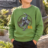 Kids' Jurassic World 100% Cotton Sweatshirt Size 2-3 Years Green