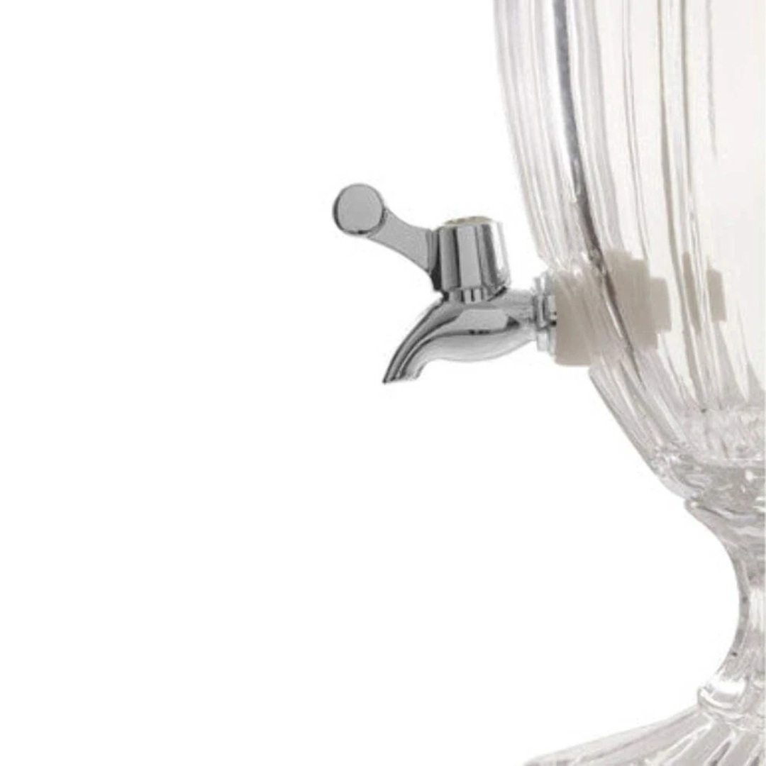 Savita Vintage Style Glass Drinks Dispenser 2000ml Clear