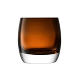 LSA Whisky Club Glass Ice Bucket 15cm Peat Brown