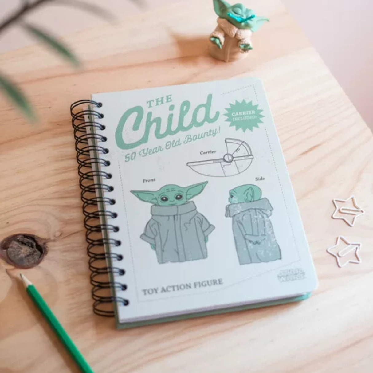 Star Wars The Mandalorian Child Baby Yoda A5 Notebook