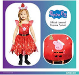 Peppa Pig Christmas Dress Costume with Headband 3-4 Years