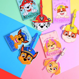 Paw Patrol Skye PU Leather Passport and Luggage Tag Pink