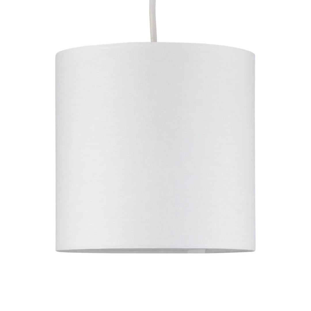 Ivory Textured Cotton 17cm Diameter Easy Fit Lampshade