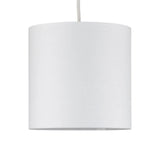 Ivory Textured Cotton 17cm Diameter Easy Fit Lampshade