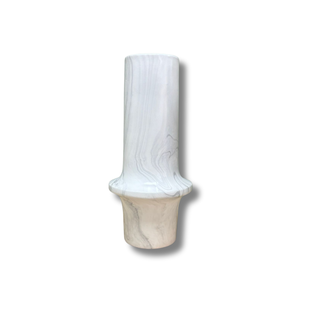 Polished Marble Decorative Vase Polished Stone Approx 35cm