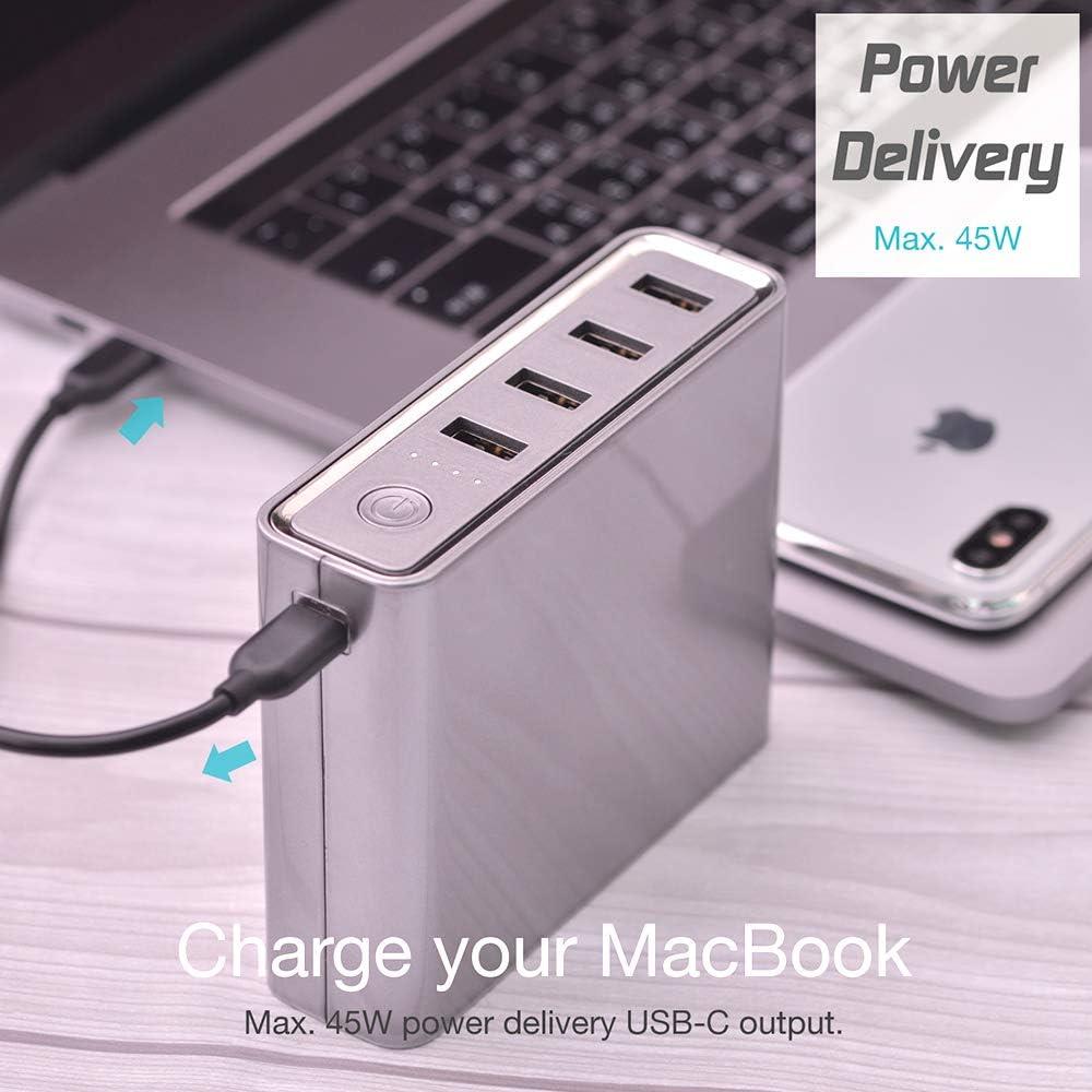 Energizer XP20001PD RocketHub 20000mAh Type-C Power Bank for Laptops Grey