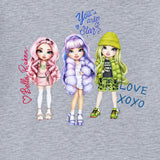 Rainbow High Girls Character T-Shirt 100% Cotton 8-10 Years Grey