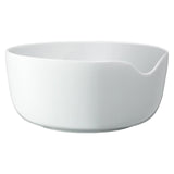 LSA International Dine Porcelain Bowl and Oak Servers 24cm White