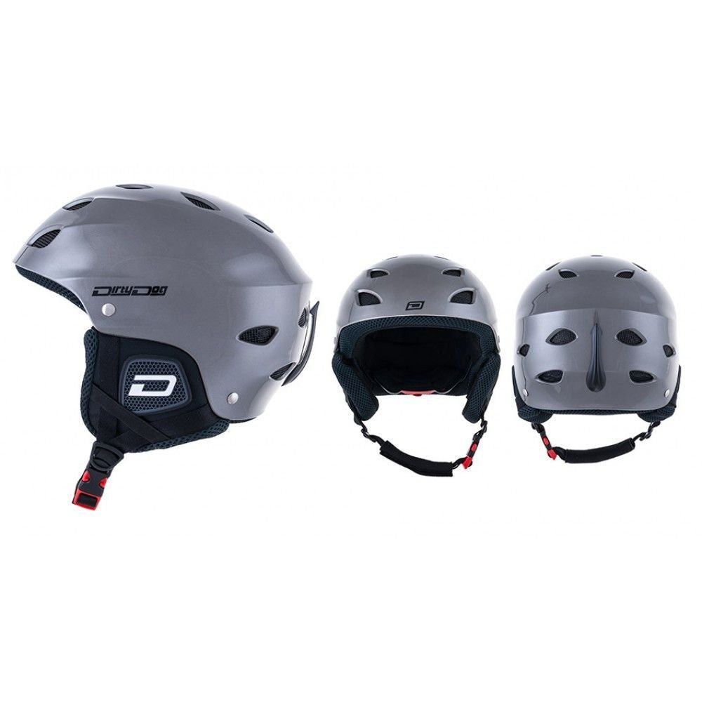 Dirty Dog ORBIT Ski Helmet Dark Silver Large 58-60cm