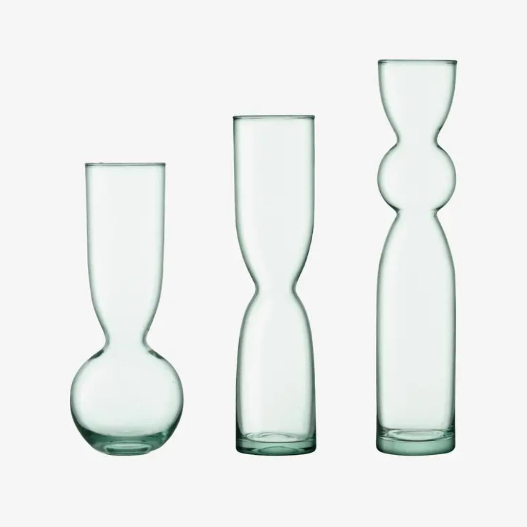 LSA Canopy Recyled Glass Trio Vast Set of 3