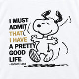 Women's Snoopy Short Sleeve T-Shirt 100% Cotton Size M White
