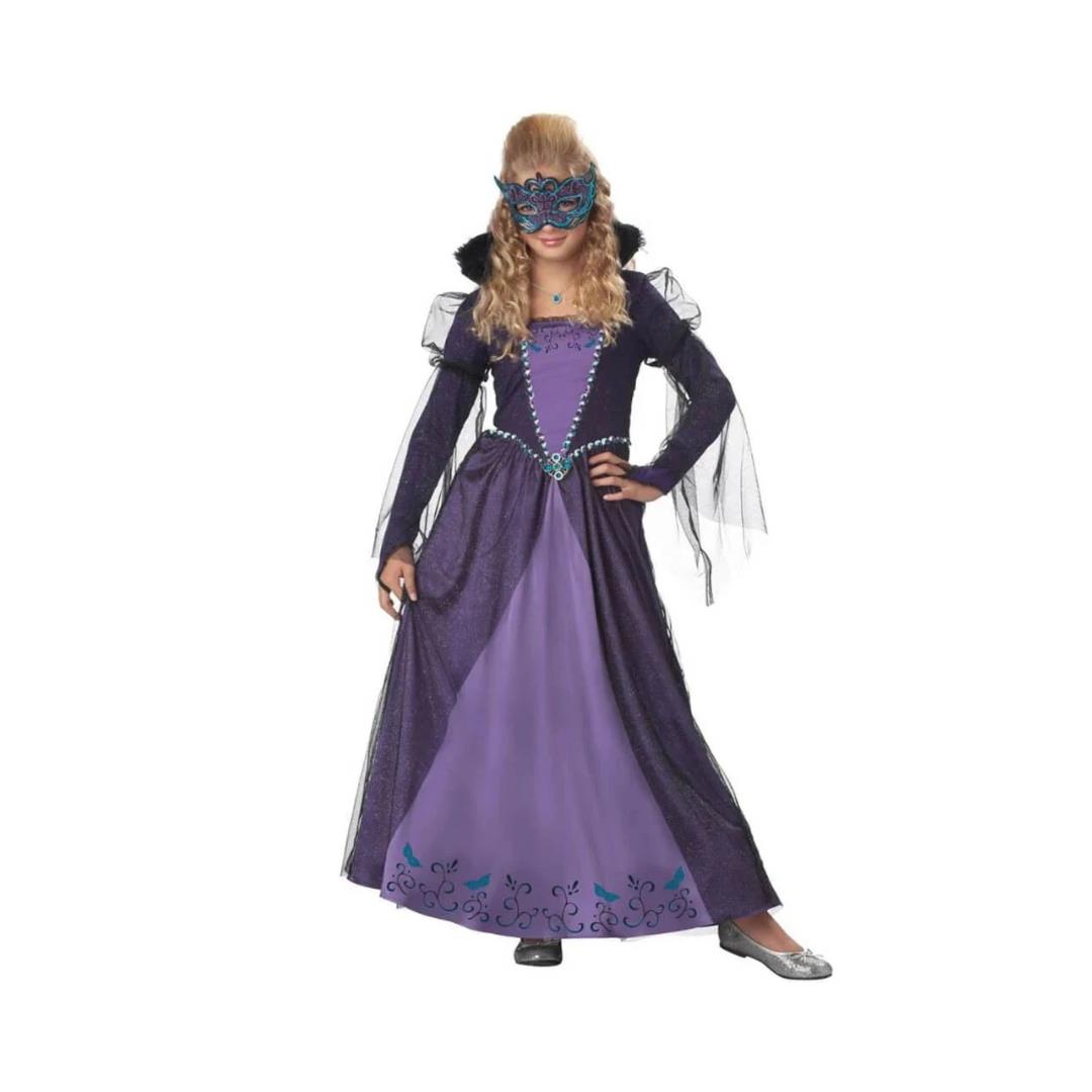 California Costume Girls Masquerade Fancy Dress Costume Size 6-8 Years
