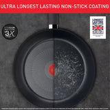 Tefal Titanium Excellence 24cm Non stick Stewpot Black
