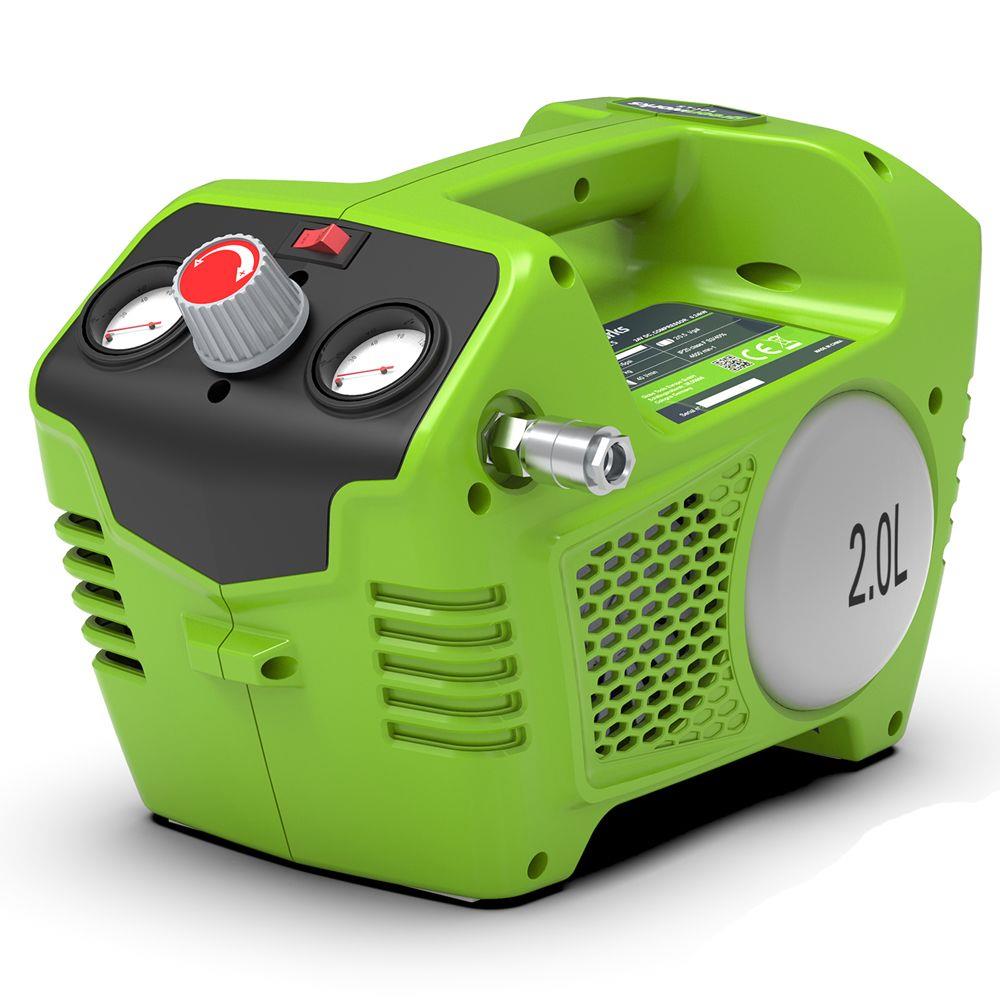 Greenworks 40V Cordless Air Compressor Excludes Battery and Charger