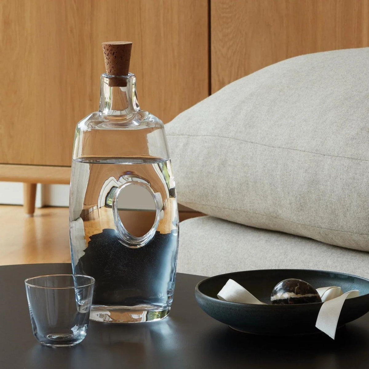 LSA Void Carafe and Cork Stopper 1.1L Clear