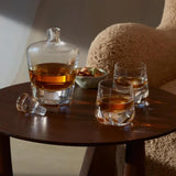 LSA Whisky Cut Mouth Blown Glass Tumbler 180ml Set of 2 Clear