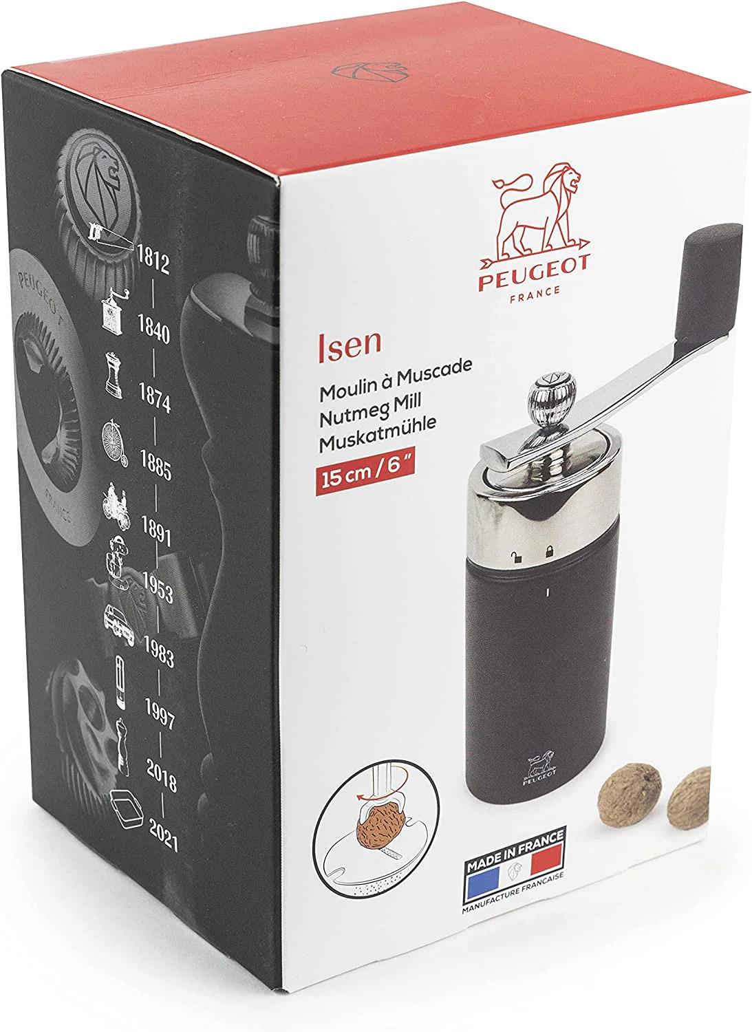 Peugeot Isen Nutmeg Mill 15cm Black