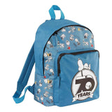 Peanuts Snoopy Backpack with Front Zip Pocket One Size Blue