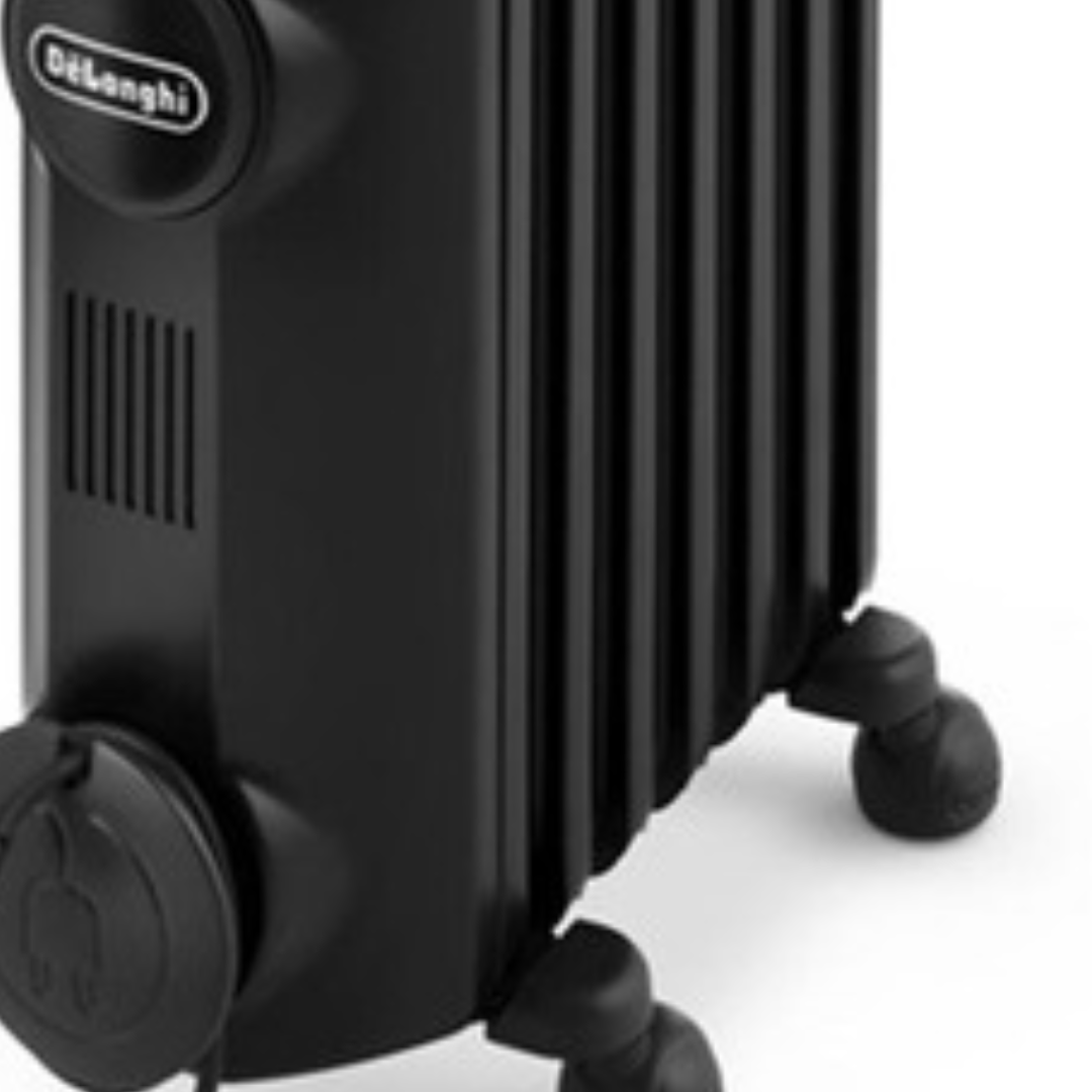 De'Longhi 2kW Oil Filled Radiator Black EU Plug