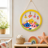Baby Shark Hanging Plaque Yellow