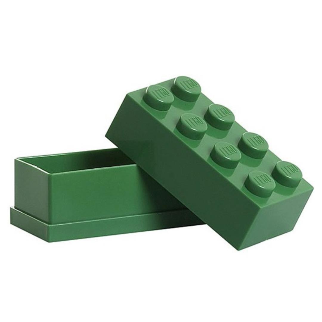 LEGO Mini Box 8 Storage Brick Green