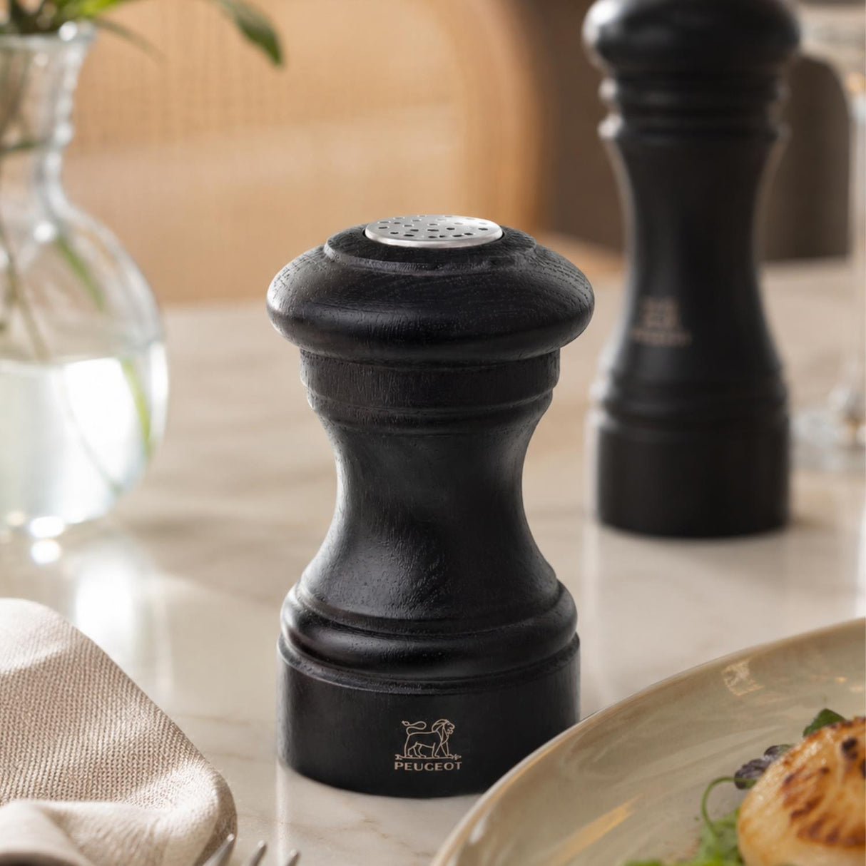 Peugeot Bistro Saliere Salt Shaker 9cm Chocolate