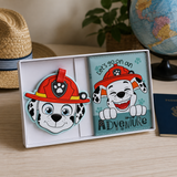 Paw Patrol Marshall PU Leather Passport and Luggage Tag Multi