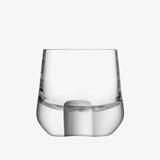 LSA Whisky Cut Mouth Blown Glass Tumbler 180ml Set of 2 Clear