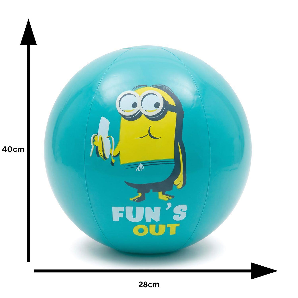 Minions Inflatable Beach Ball 28cm Diameter Blue