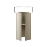 LSA Terrazza Planter H60cm Clear and Grey