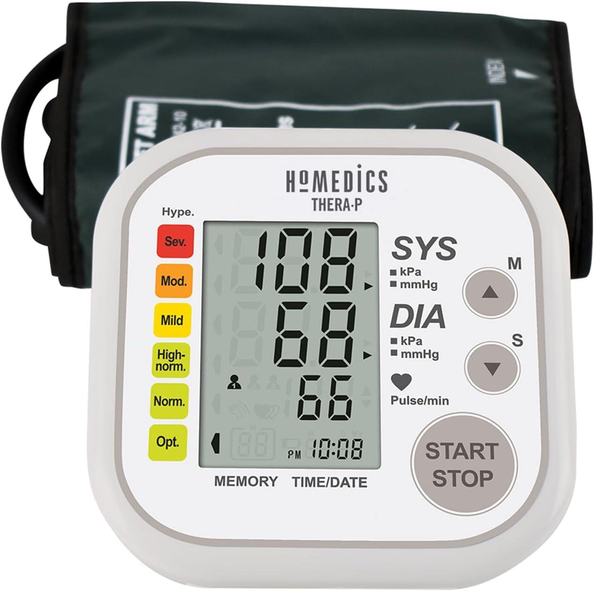HoMedics Thera-P Automatic Arm Blood Pressure Monitor with Arrhythmia Detection