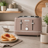 KENWOOD Elegancy TFP10.A0BW 4-Slice Toaster 1800 W Mocha