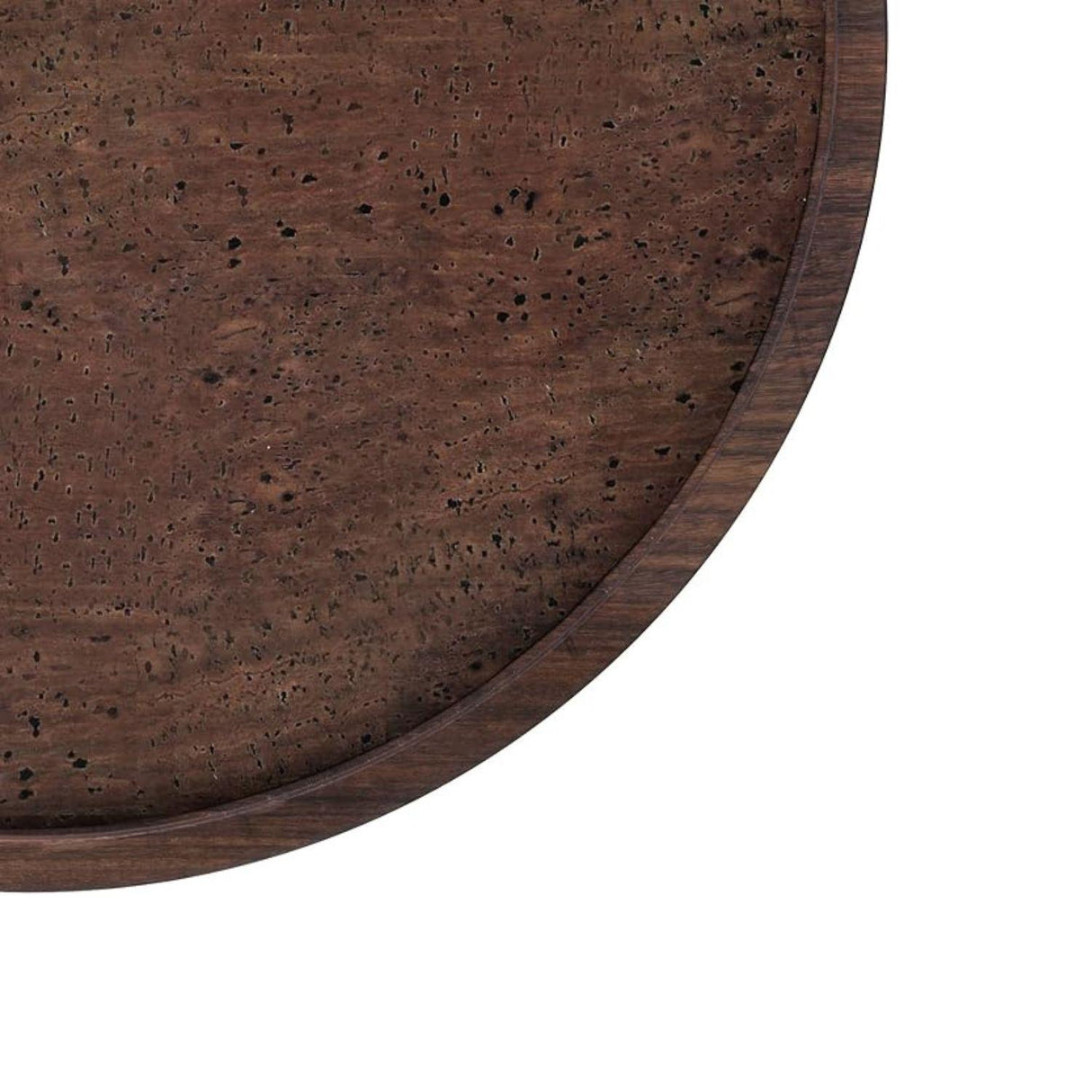 LSA City Walnut and Cork Serving Tray D40cm